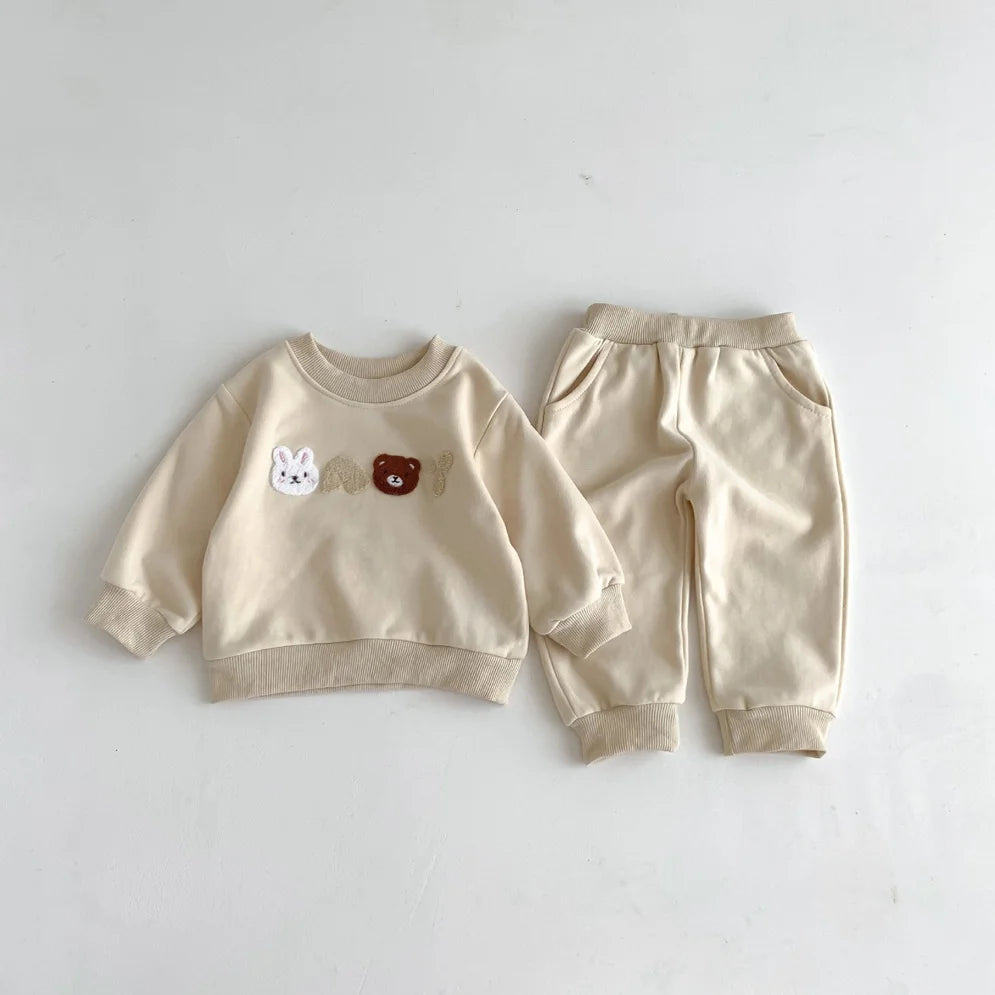 Rabbit & Bear Baby Print Tracksuit