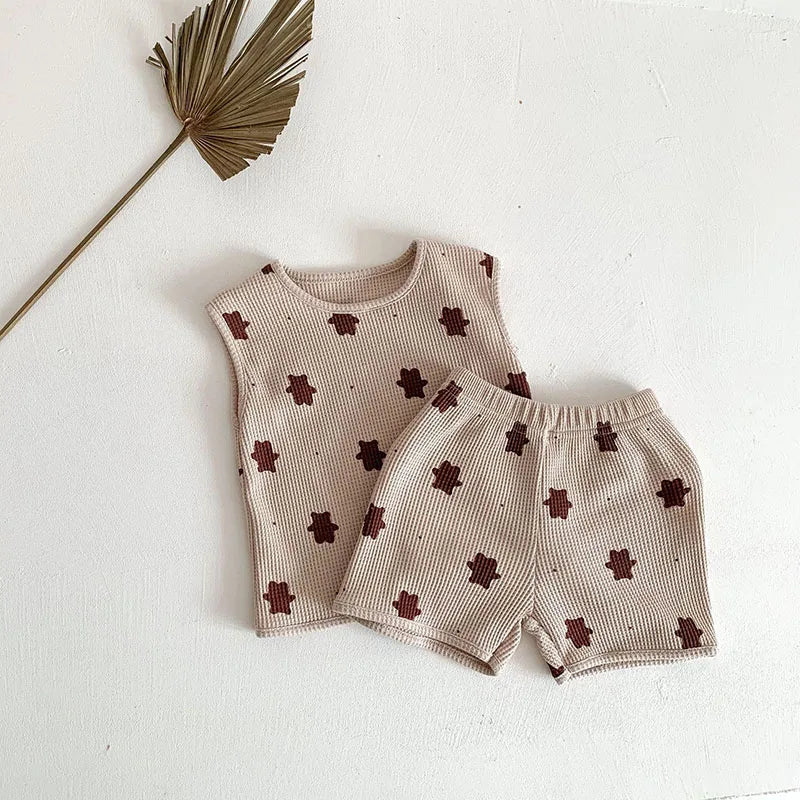 Ribbed Two-Piece Baby Summer Set