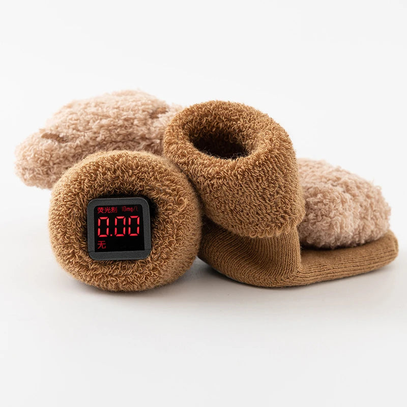 Teddy Bear Slipper Socks