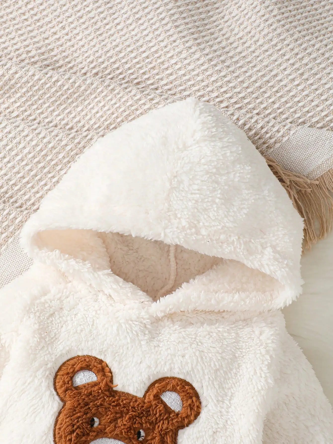 Bear Face Cosy Tracksuit with Hood