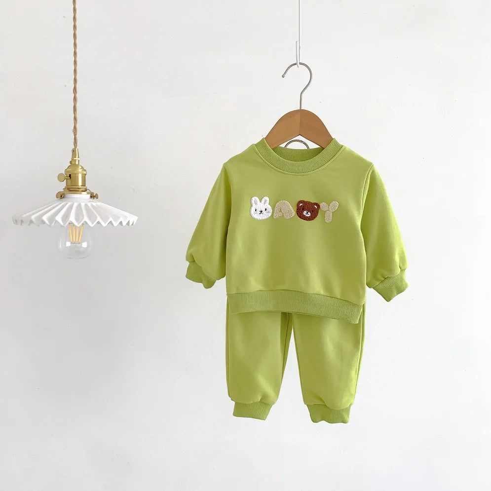 Rabbit & Bear Baby Print Tracksuit