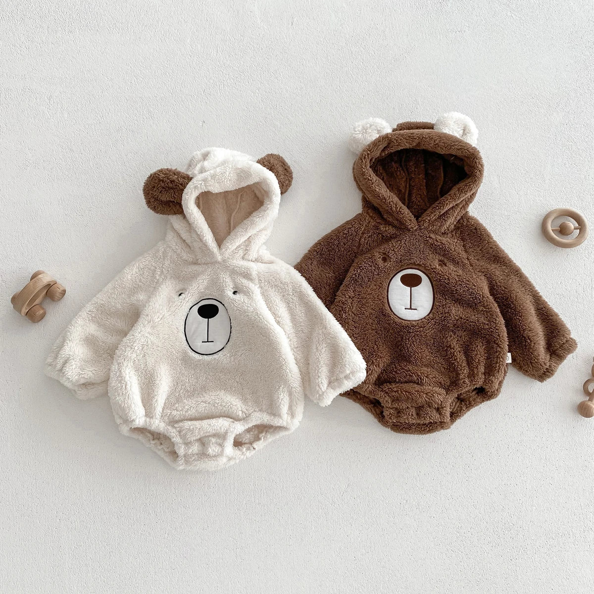 Teddy Bear Fleece Outfit Set