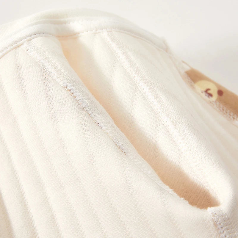 Thickened Bear Print Romper