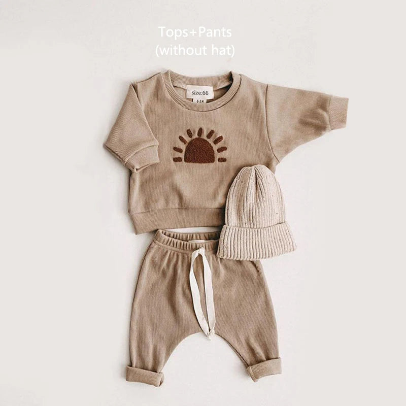 Unisex Sweatshirt + Pants Kids Outfit