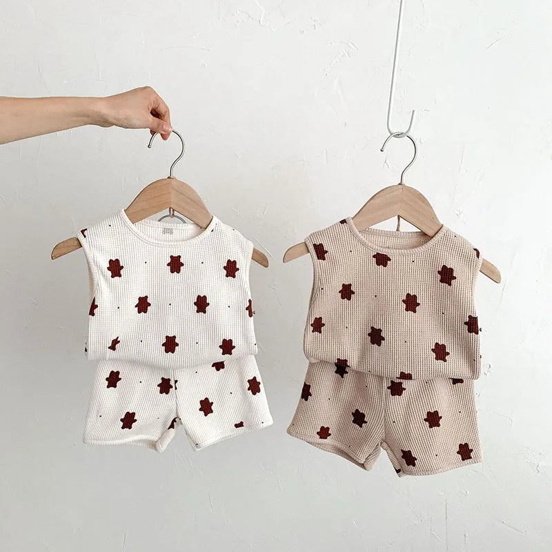 Ribbed Two-Piece Baby Summer Set