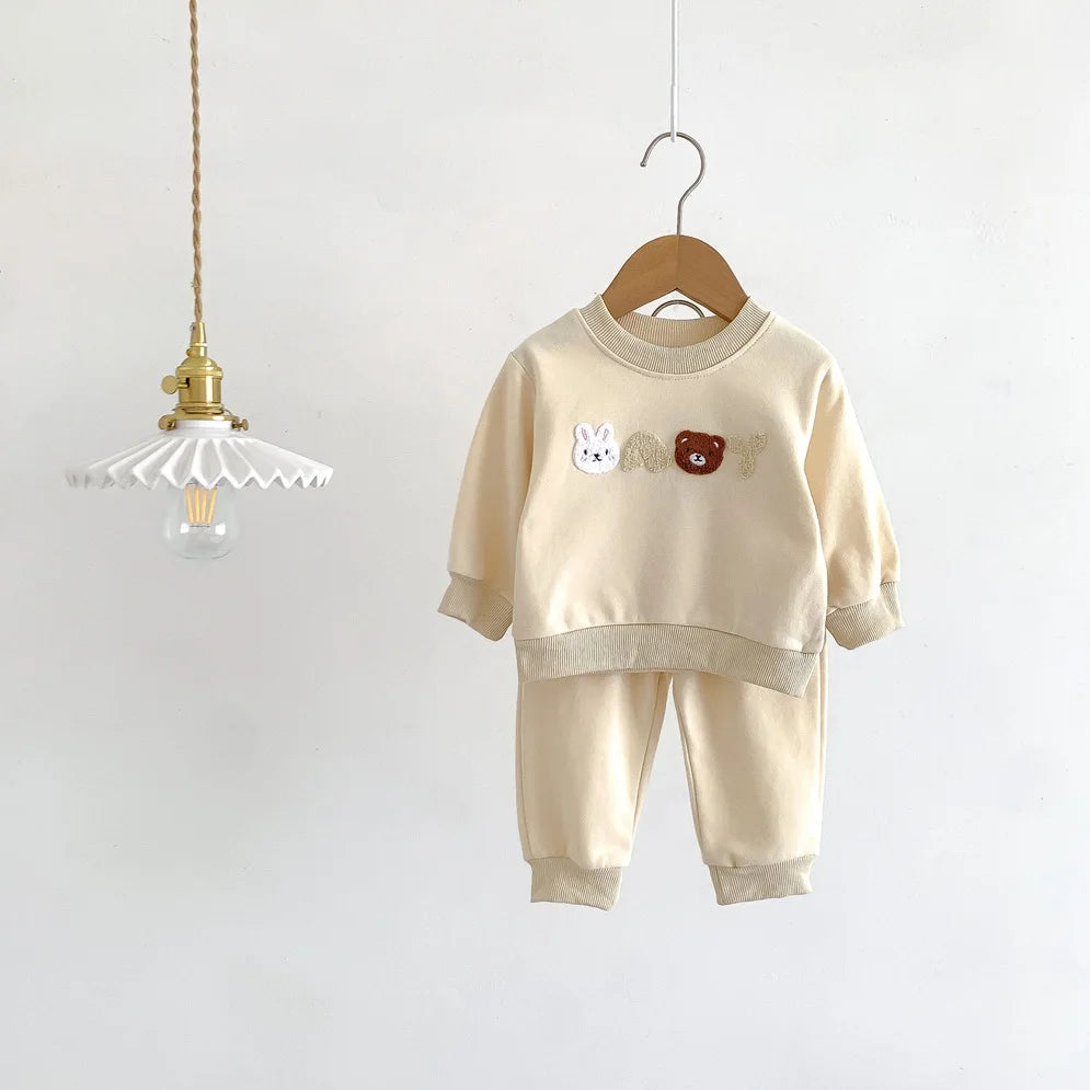 Rabbit & Bear Baby Print Tracksuit