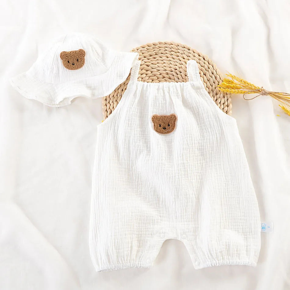Bear Romper & Hat Set
